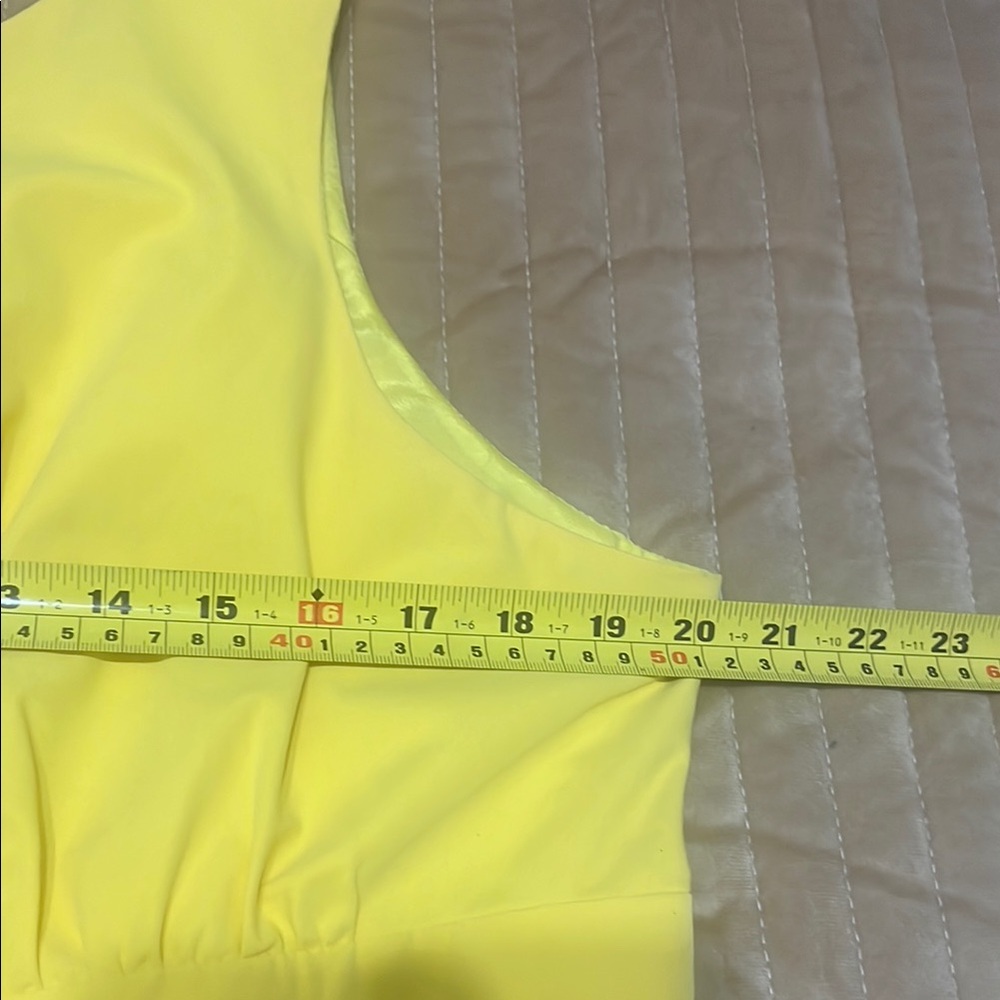 SHEIN One Shoulder Yellow Dress - Picture 5 of 11